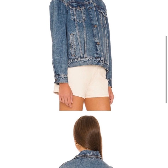 Free People Women's Jolene
Denim Trucker Jacket in Deep
Sea Size XS. - Picture 3 of 7